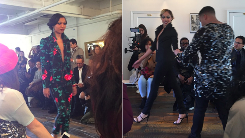 Illustration for article titled Scenes From a Friday Afternoon Fashion Show